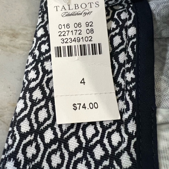 Talbots Printed Ankle Pants! - Picture 9 of 9